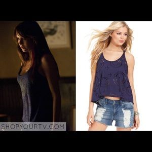 Elena Gilbert Purple Tank